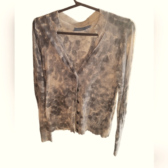 Simply Vera Wang, Large, abstract beige blue - Picture 1 of 6